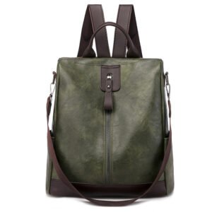 Women's Graceful Retro Soft Leather Leisure Backpacks