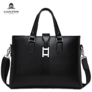 Men's Classic Business Meeting Bidding Tote Commuter Men's Messenger Bags