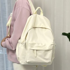 Korean Style Simple Soft Campus Vintage Backpacks